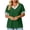 Green, variant on Camleand Women's Plus Size Tops Short Sleeve Tee Shirt V Neck Basic Summer Loose Fit T Shirt