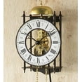 thumbnail image 3 of Hermle 25" Black and Gold Skeleton Pendulum Wall Clock, 3 of 3