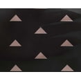 thumbnail image 4 of oneOone Georgette Viscose Black Fabric Triangle Geometric Crafts Projects Decor Fabric Printed By The Yards 42 Inches Wide, 4 of 4