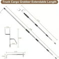 thumbnail image 3 of Truck Cargo Grabber, Truck Bed Buddy, Truck Bed Retriever Tool, Telescoping Pickup Truck Bed Retriever Tool, Bed Buddy Truck Tool Magnetic, Truck Bed Hook, Cargo Retriever Telescoping Pole (1.9M), 3 of 8