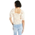 thumbnail image 3 of Self Esteem Juniors Smocked Top with Puff Sleeves, Sizes XS-XL, 3 of 5