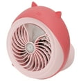 thumbnail image 3 of Desktop Fan, 1.5 Hours Use USB Charge 6.7 Inch Humidifying Mist Fan For Home Sleeping Summer Office Supplies Pink Pig, 3 of 8
