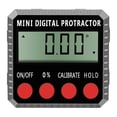 thumbnail image 1 of Mini Digital Electronic Protractor Inclinometer Angle Gauge Magnetic Base Level Tool for Woodworking and Construction, 1 of 7
