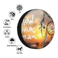 thumbnail image 4 of Naloa Follow Your Dream Dreamcatcher PVC Leather Spare Tire Wheel Cover Spare Tire Cover, for Car Truck SUV Camper Trailer Universal Fit(14-17in)-15 inch, 4 of 6