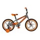 Mongoose Vélo de Trottoir de Roue d'Entraînement pour Enfants Mono-Vitesse 16", Gris/orange – image 5 sur 7