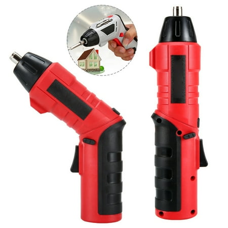 

LA TALUS DC4.8V Rotary Handle Mini Cordless Electric Screwdriver Drill Bit Power Tool Set White One Size
