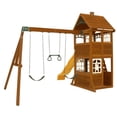 thumbnail image 2 of KidKraft F24950 McKinley Kids Children Wooden Outdoor Swing Playset Playground, 2 of 9