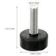 thumbnail image 3 of 4pcs Rubber Feet Professional Foot Bumpers Heavy Duty Furniture Rubber Mount Feet, 3 of 7