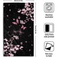 thumbnail image 2 of Pink Cherry Blossom Hand Towel - Abstract Butterflies Bath Face Towels Set of 2 Blossoming Sakura Flowers Branch Tea Towels Guest Towels Kitchen Dish Towel Decor, 2 of 16