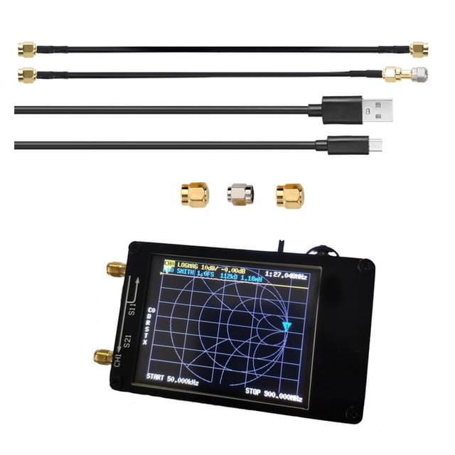 2.8 Inch Vector Network Analyzer VNA Supports 50KHz ~ 900KHz Antenna Network Analyzer ,Powerful Signal Generation