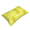 thumbnail image 3 of Daiia Gold Pineapple Bedding Waterproof Pillow Protector Zippered Queen – Bed Bug Proof Pillow Encasement-14"x20", 3 of 9