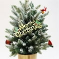 thumbnail image 5 of Luoshdecor Merry Christmas Signs, Letter Xmas Tree Ornaments,Plastic Hanging Glitter Signs Gold Silver Decorations for Tree Fireplace 7.5 in, 5 of 5