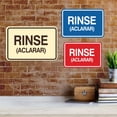 thumbnail image 2 of Signs ByLITA Classic Framed Rinse (Aclarar) Sign (Black) - Medium, 2 of 6