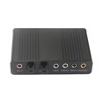 thumbnail image 3 of Tarjeta de sonido USB, duradera, reemplazo/adaptador de audio USB con audio digital SPDIF/aleación de aluminio/tarjeta de sonido externa de 6 canales Hugo Tarjeta de sonido, 3 of 6