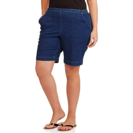 Just My Size Women's Plus-Size 2 Pocket Pull-On