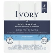 Ivory Original Personal Size Bars, 3 ct, 3.1 Oz