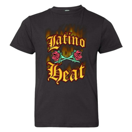 Eddie Guerrero Latino Heat - LICENSED Pro Wrestling Tees™ Youth Eddie Guerrero Classic Latino Heat HQ Fashion Tee