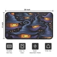 thumbnail image 5 of Happy Halloween Non Slip Washable Door Mat Pumpkin Spooky Welcome Mat Plain Outdoor Inside Floor Rugs Crystal Velvet 30x17 Inches, 5 of 7