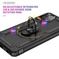 thumbnail image 3 of for Galaxy A52 Case,Samsung A52 4G&5G Case,with HD Screen Protector,[Military Grade] Ring Car Mount Kickstand Hybrid Hard PC Soft TPU Shockproof Protective Case for Samsung Galaxy A52 (Black), 3 of 14