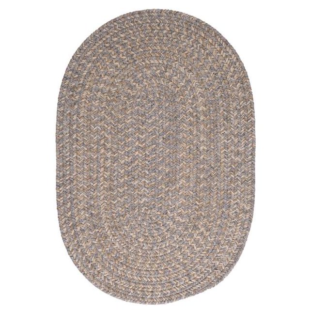 Colonial Mills TE19R024X108 2 x 9 ft. Tremont Braided Rug, Gray