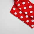 thumbnail image 4 of Girls Polka Dot Two Piece Swimsuit With Headband Off Shoulder Role Play Swimwear 2-8T, 4 of 7