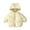 Beige, variant on Kids Down Alternative Padded Jacket Hooded Bear Ears Thickened Winter Coat Baby Toddler Outerwear,Size:18-24 Months