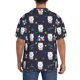 thumbnail image 3 of Fotbe Llamas 1 Camisa Estampada de Manga Corta para Hombre, Casual de Verano, Estilo Playero, Sin Arrugas-XX-Large, 3 of 5