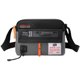 thumbnail image 1 of Bandolera compacta de nailon para hombre, negra, 1 of 1