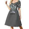 thumbnail image 3 of El conocimiento es poder, cita literaria, vestido sin mangas, vestido de noche, vestidos de cóctel, vestidos de verano para mujer, vestido, 3 of 7