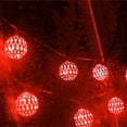 thumbnail image 5 of LINLIN Solar Moroccan String Light,Waterproof LED 8 Mode Metal Goble Lantern Solar Dazzling Moroccan Fairy String Light for Outdoor Garden Yard Party Christmas Ambiance Decorations, 5 of 9