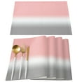 thumbnail image 2 of Pink White Grey Gradient Ombre Table Runner Home Wedding Table Flag Mat Centerpieces Decoration Party Dining Long Tablecloth, 2 of 5