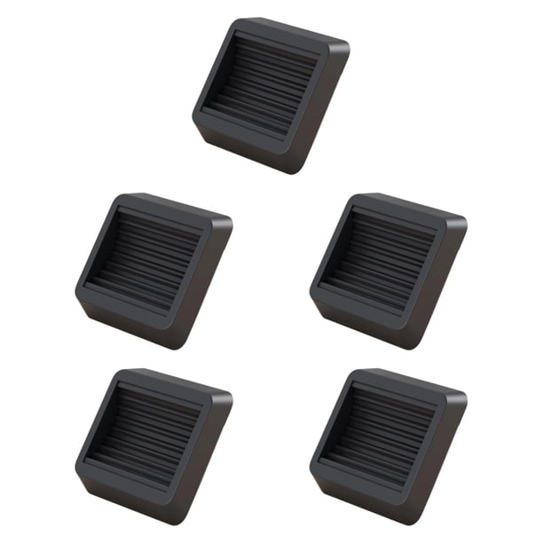 Tapones de rueda para muebles, Protector de suelo de goma para patas de muebles, antideslizante, 5 uds.