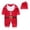 Z2 A, variant on REDARER Baby Halloween Pumpkin Long Sleeve Footed Romper Outfit Set with Matching Hat for Holiday Cosplay Party Dress Up,0-3 Months