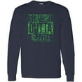 thumbnail image 3 of UGP Campus Apparel Straight Outta Seattle Long Sleeve T-Shirt - X-Large - Navy, 3 of 6