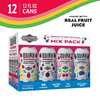 Quirk Gluten-Free, Real Fruit Juice Berry & Botanical Hard Seltzer, 12 fl oz, 12 Pack Cans, 4% ABV