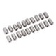 thumbnail image 2 of Kit de tuercas de acoplamiento hexagonales M5 plateadas de 20 piezas, tuerca de acoplamiento de acero inoxidable para decoración de interiores, 2 of 8