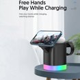 thumbnail image 5 of 3 In 1 Wireless Charger For iPhone/Apple/Airpods Mobile Phone One-stop Charging,Black, 5 of 9