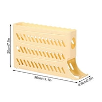 30 for 30 4-Tier Automatic Rolling Egg Storage Rack for Refrigerator, Space-Saving Egg Dispenser, 30-Egg Refrigerator Egg Holder, Large Capacity Egg Dispenser