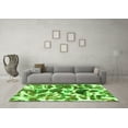 thumbnail image 3 of Ahgly Company Indoor Rectangle Abstract Green Modern Area Rugs, 5' x 8', 3 of 4