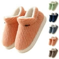 thumbnail image 1 of Wovix Women Men Ankle Bootie Slipper Plush Warm Indoor Outdoor Shoes Thermal Comfy Fleece Lined Memory Foam Slipper with Anti-Slip Sole Orange 39, 1 of 6