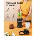 thumbnail image 2 of Licuadora Sangcon 1000W portátil para smoothies, set con vasos, 2 of 9