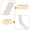 thumbnail image 5 of 4pcs Stainless Steel Shelf Bracket Wall Mount Shelf Support Fixing Bracket L Shape Bracket, 5 of 9