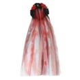 thumbnail image 1 of Shengyu Exquisite Workmanship Bride Cosplay Hair For Wide Application Cosplay Hair Band Halloween Cosplay Red  black, 1 of 6