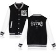 thumbnail image 1 of Denzel Curry Veste Décontractée Unisexe à Manches Longues Chemise de baseball, Noir, 2TG, 1 of 2