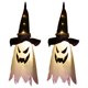thumbnail image 1 of Sywqhk Linterna de sombrero de fantasma de mago brillante con luz intermitente LED de decoración de Halloween (cálida L, 1 of 9