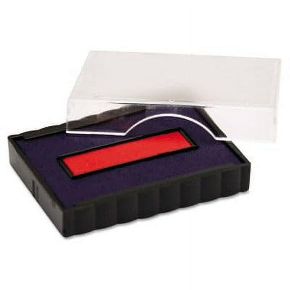 U.s. Stamp & Sign Stamp Replacement Pad - Blue Red Ink