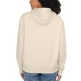thumbnail image 3 of Champion Women's Kangaroo Pocket Herringbone Cotton Blend Hoodie-Cream / XL, 3 of 6