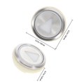 thumbnail image 2 of TAILTOSS Elevator Button Replacement 2Pcs Round Silver for Lift Elevator Spare Parts, 2 of 6