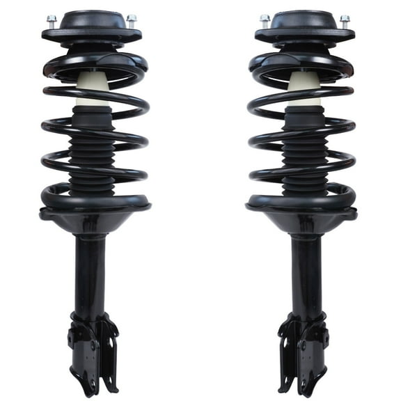 Detroit Axle - Front 2pc Struts for 98-02 Subaru Forester, 2 Struts w/Coil Spring Assembly 1998 1999 2000 2001 2002 Replacement