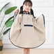 thumbnail image 3 of EeaseMX Poncho impermeable para niños, capa impermeable, capucha, impermeable de una pieza (beige) - Talla L, 3 of 7